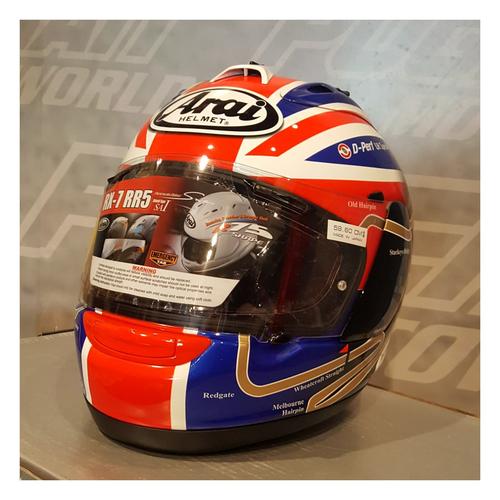 Jual Second arai rr5 haslam track 75 
