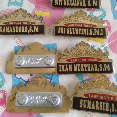 Jual Nametag Siger Mag Kab Lampung Timur Mql Art 