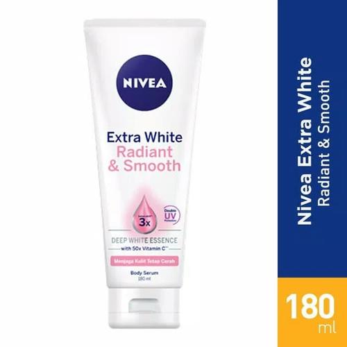 Foto Produk Nivea Extra White Radiant & Smooth Body Serum 180ml dari Rivela Store