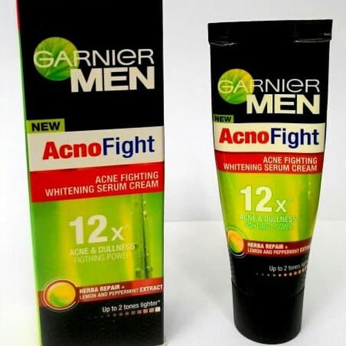 garnier men acno fight acne fighting whitening serum cream
