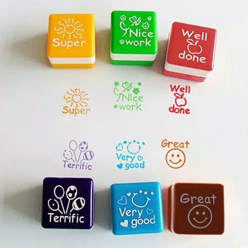 Foto Produk Reward Stamps Stempel Nilai Motivasi Guru Orangtua Praise Stemper dari Oroppa