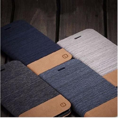 Foto Produk Wallet jeans flip case samsung galaxy NOTE 8 denim cover canvas dompet dari acosonic