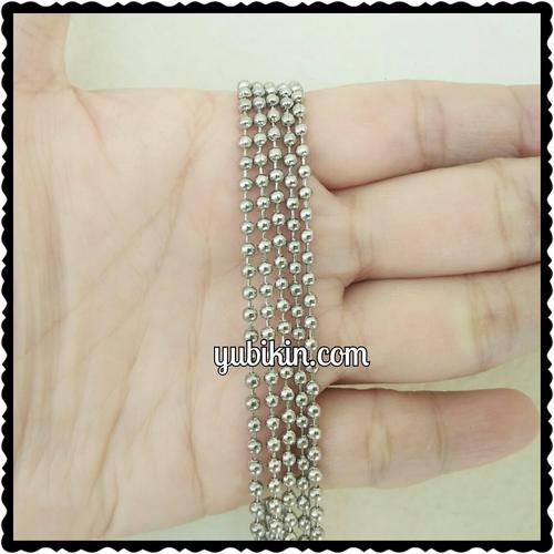 Jual 1 Meter Rantai Kalung Biji Lada 2 