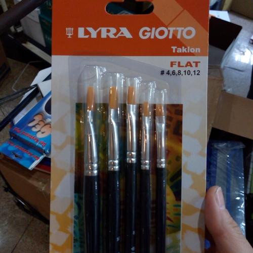 Foto Produk Art Brush flat /set kuas lukis LYRA High quality dari PJPAPERWORK-ATK&PRINTING