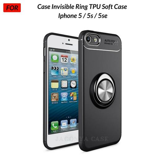 Foto Produk Case Autofocus Invisible Iring Iphone 5 / 5s / 5se Soft Case - Hitam dari Jagonya Case