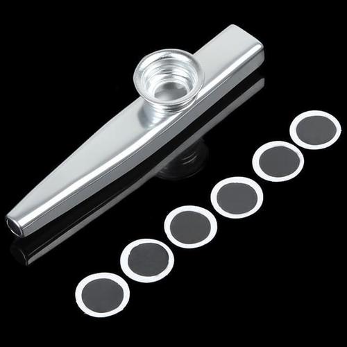 Foto Produk DISCON KAZOO HARMONIKA METAL ALUMINIUM SILVER dari Faisal Attamimi STORE