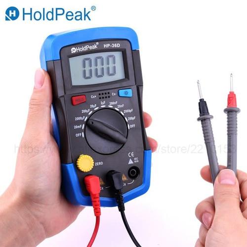 Gambar Alat Ukur Kapasitor (Digital Capasitor Meter) A6013L / Multimeter Capa dari flipper undefined Tokopedia