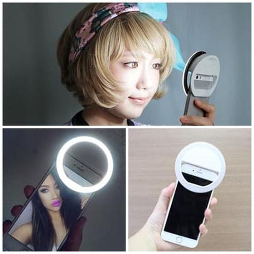 Foto Produk Ring selfie bulat besar / slefie spotlight flash lamp phone beauty dari ShirokumaOnline
