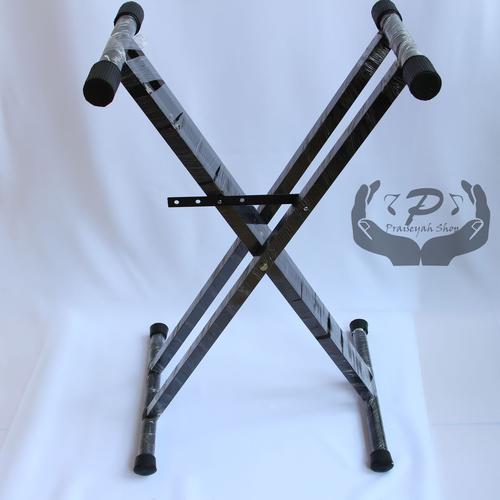 Foto Produk Stand Keyboard Double Kaki Besi Kokoh Kuat dari PraiseyahShop