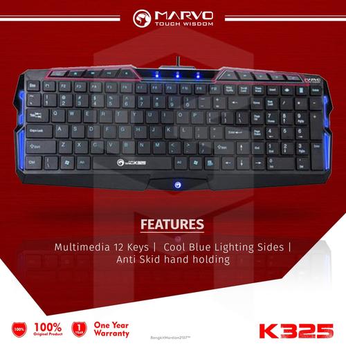 Foto Produk MARVO K825 WIRED GAMING KEYBOARD dari Annisa Fauziah