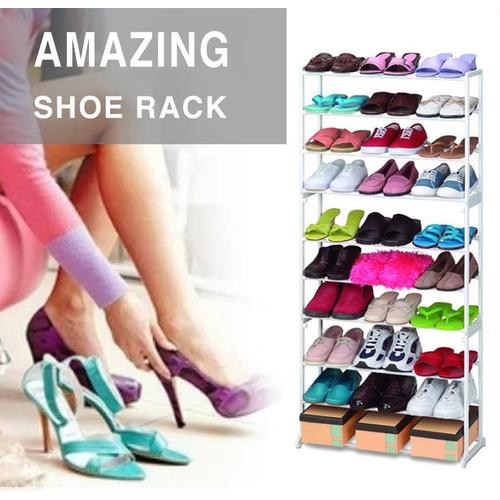 Foto Produk Amazing Portable Shoe Rack / Rak Sepatu 10 susun dari grosirstation