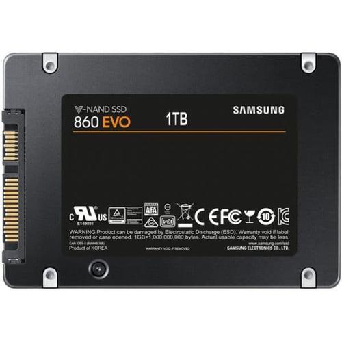 Foto Produk SAMSUNG SSD 860EVO 1TB / 2.5" SATA / 860 EVO SSD / 5 years warranty dari @Kiosk