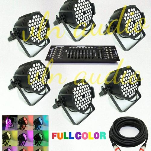 LUCI DJ LUCI Discoteca Luci Palco 54X3W RGBW Par Led Controllo Vocale - 3