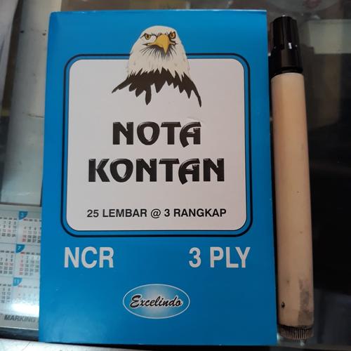 Foto Produk Buku Nota Kontan Kecil 3 Ply / nota kontan 3 rangkap kecil dari Dunia Tape