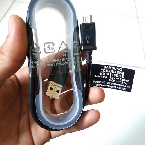 Foto Produk KABEL DATA SAMSUNG GALAXY NOTE 4 5 S6 S7 FAST CHARGING ORIGINAL BLACK dari NO PHP