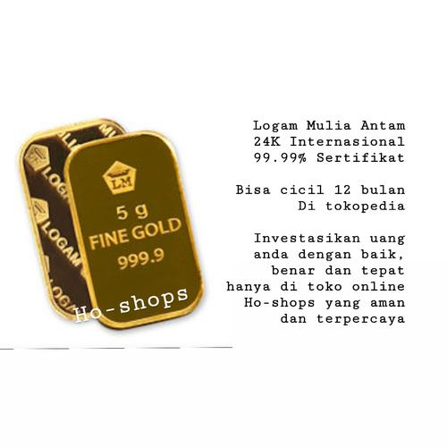 Jual 5 Gram Gold Bar Logam Mulia Antam Lm Sertifikat Antam Jakarta Selatan Ho Shops 