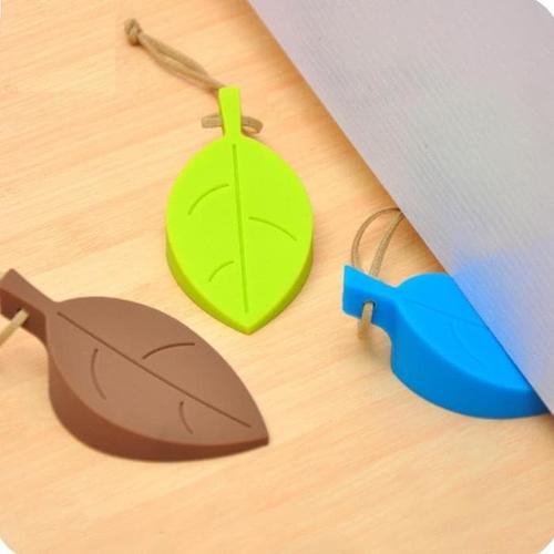 Foto Produk Penahan Pintu Door Stopper bentuk daun BB-06 - Biru Muda dari Tchome Official Store