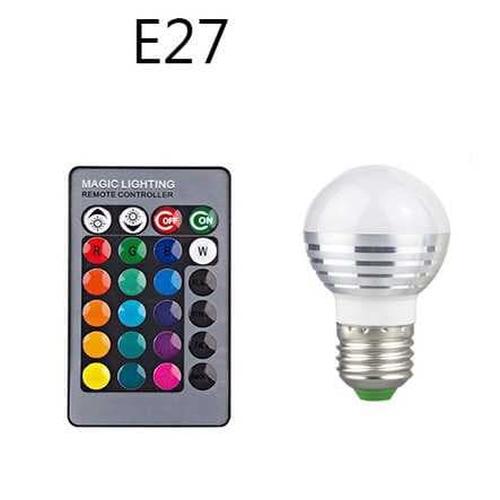 Gambar Lampu Bohlam LED RGB with Remote Control Warna Warni Kamar Tidur dari FavoritMurah undefined Tokopedia