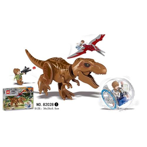 Foto Produk 82028-1 Lego Dinosaur Jurassic World T-Rex & Pteranodon Dinosaurus dari Wil Toys