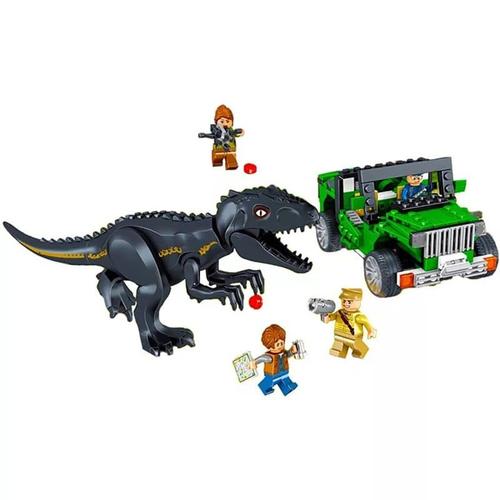 Foto Produk 82029 Lego Dinosaurus Jurassic World Jeep Wrangler Indoraptor Attack dari Wil Toys