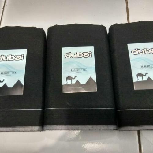 Foto Produk Sarung dubai tenun hitam dari sarung tenun murah
