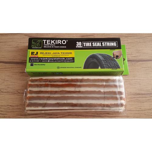 Foto Produk Karet Tambal Ban Tubles Tire Seal String Tekiro set 30pc dari Rejeki Jaya Tehnik