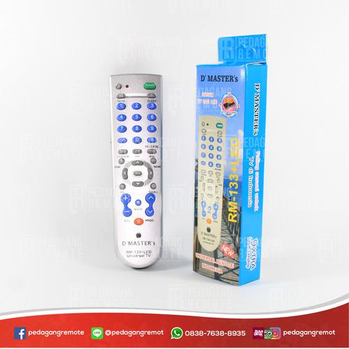 Foto Produk Remot/Remote TV Tabung, LCD, LED Multi/Universal RM-133E LED + Senter dari Pedagang Remot