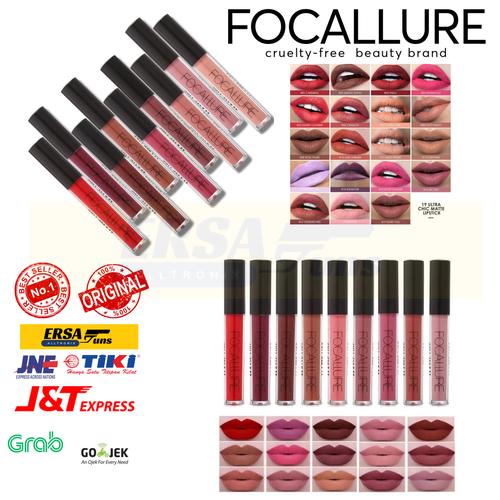Foto Produk Focallure Ultra Chic Matte Lipstick / Lip Matte Original dari Ersaguns