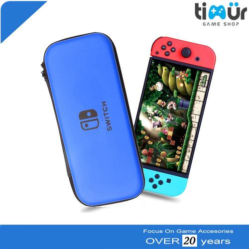 Foto Produk Tas Airfoam Pouch Dompet Case Travel Bag Nintendo Switch Biru dari Timur Game Shop