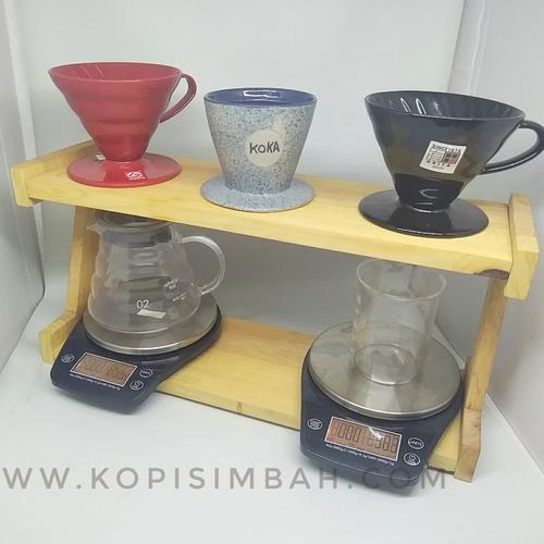 Foto Produk V60 Stand Papan Seduh Manual Brew 3 Lubang dari Kopi Simbah