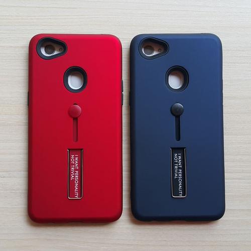 Foto Produk Personality Case Oppo F7 / casing armor back soft hard ring - Merah dari Sensen