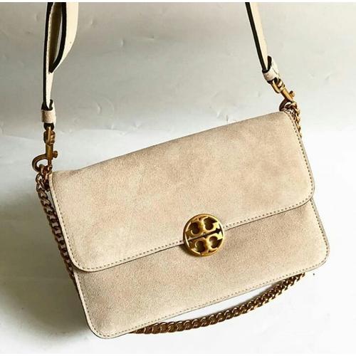 tory burch suede bag
