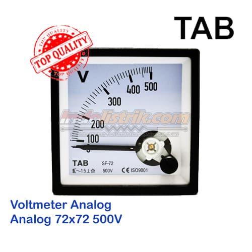 Foto Produk Voltmeter AC Analog 72x72 TAB Volt Meter- Bahan Pilhan Berkualitas dari INDOLISTRIK