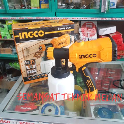 Foto Produk SPG3508 SPRAY GUN LISTRIK HD SEMPROTAN ANGIN CAT TABUNG BAWAH INGCO dari Semangat Teknik