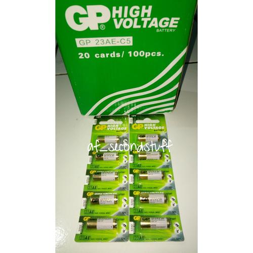 Foto Produk Baterai A23 Battery 23A Batre 23AE GP Alkaline Energizer 12V Remote dari af_secondstuff