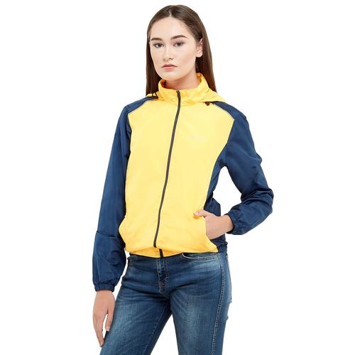 Foto Produk ZOLEKA Zetta Jaket Motor Packable Tahan Angin Wanita - Yellow Navy - XL dari ZOLEKA