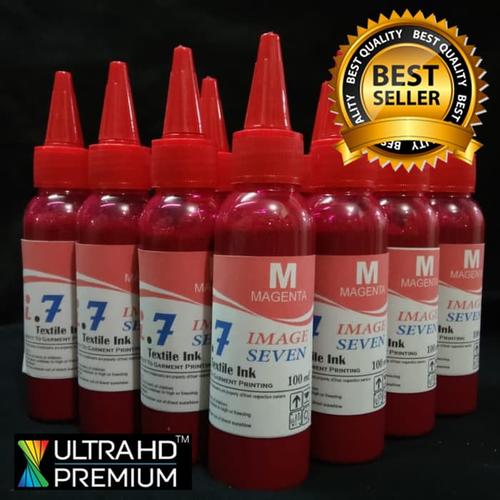 Foto Produk Image Seven Tinta DTG Murah Kualitas Terbaik Magenta (Merah) 100ml dari Hobby Print