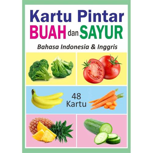 Foto Produk Flashcard | Kartu Pintar Balita Flash Card Buah dan Sayur dari Kinantikomik