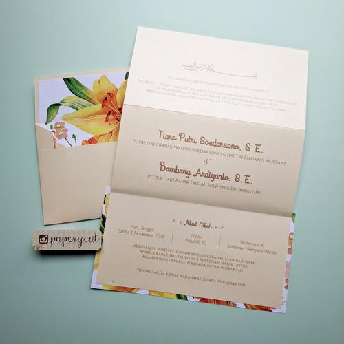 Foto Produk Undangan Amplop Polos Panjang & Isi Soft Cover Simple Murah dari Paperycut