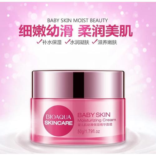 Foto Produk BIOAQUA BABY SKIN MOISTURIZING CREAM KRIM PELEMBAB DAY NIGHT MALAM dari Bursa Cosmetik Murah