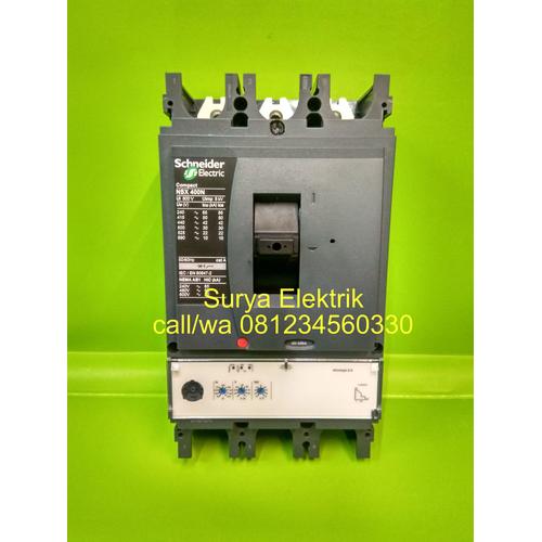 Foto Produk mcb mccb breaker schneider compact NSX400N 3P 400 amper 160/400A 50ka dari SURYA-ELEKTRIK