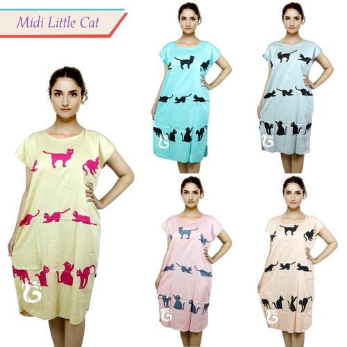 Foto Produk DASTER MIDI LITTLE CAT/DASTER HAMIL/DASTER RAYON/DASTER PENDEK/DASTER - CAMPUR MOTIF dari GAYALO