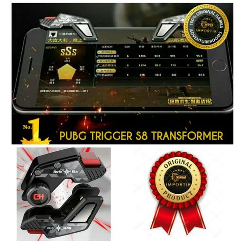 Foto Produk NO 1 PUBG TRIGGER S8 TRANSFORMER L1 R1 SHRAP FIRE BUTTON SHARP SHOOTER dari xrbshop168