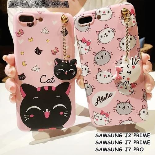 Foto Produk Cassing Terbaru FOR SAMSUNG J2 PRIME, J7 PRIME, J7 PRO - NEKO CAT HEAD dari cassing store