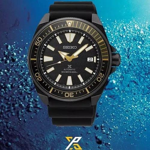 Jual seiko samurai black gold srpb55 