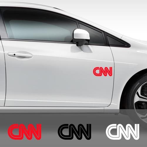 Jual Stiker Kaca Body Mobil CNN Teks Cutting Sticker 20 cm - Kab ...
