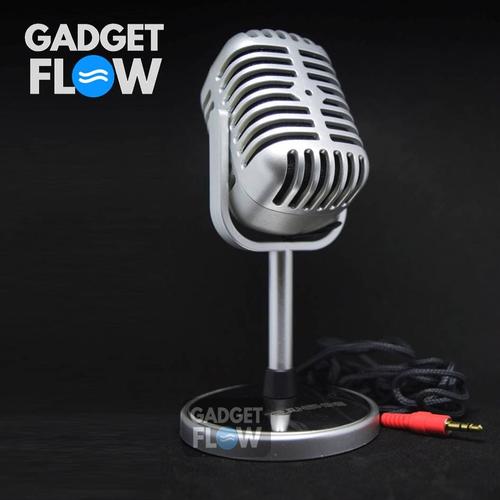 Foto Produk Microphone Mic Karaoke Classic Vintage Retro TRANSHINE dari Gadget Flow