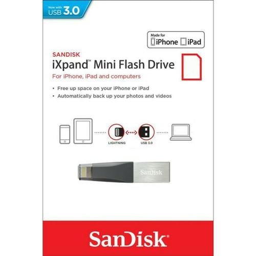 Foto Produk Flashdisk Sandisk iXpand Mini 64Gb OTG - Perak dari Global link distribution