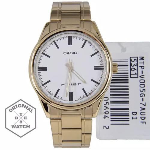 Jual Jam Tangan Pria Casio ORIGINAL MTP V005 Chain 1 Year Guaranted -  Jakarta Selatan - DTE 8 Outlet | Tokopedia