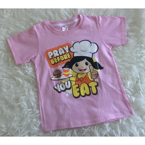 Foto Produk Kaos Anak Perempuan | Kaos Anak Murah | Kaos Anak Pink dari Posikids